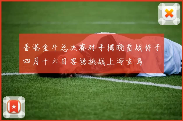 香港金牛总决赛对手揭晓首战将于四月十六日客场挑战上海玄鸟